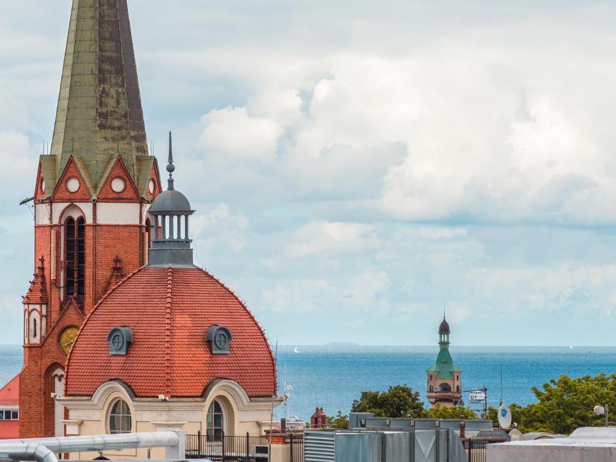 Sloneczne Studio Z Widokiem Na Morze Sopot Exteriör bild